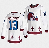 Avalanche 13 Valeri Nichushkin White 2022 Stanley Cup Final Patch Reverse Retro Adidas Jersey Dzhi,baseball caps,new era cap wholesale,wholesale hats